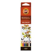 Aкварельные цветные карандаши 6 цветов