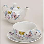Чайный набор (1 чайник+1 чашка чайная+1 блюдце чайное)