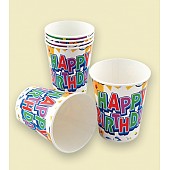 Бумажные стаканы "Happy Birthday"